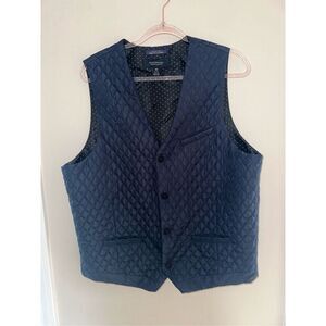 NWOT Scotch & Soda Vest Navy Quilted Lightweight XL